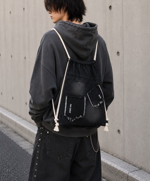 BENDER TOKYO デイバック リュック リメイク風デザイン デニム