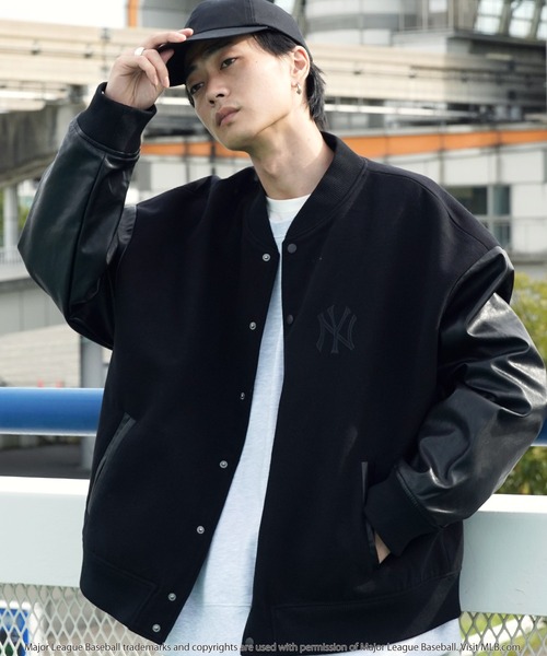 MLB スタジャン MEDIUM ブラック系その他 メンズ : ZOZOTOWN Yahoo!店