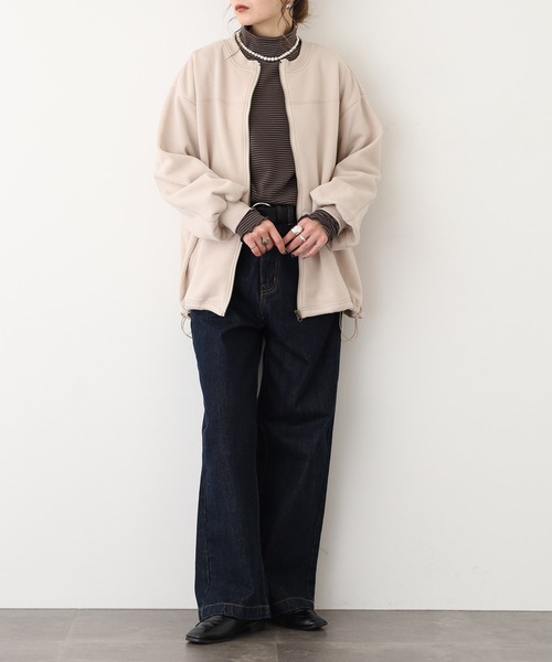 FUNALIVE（ファンアライブ） ジャケット ノーカラージャケット 裏起毛