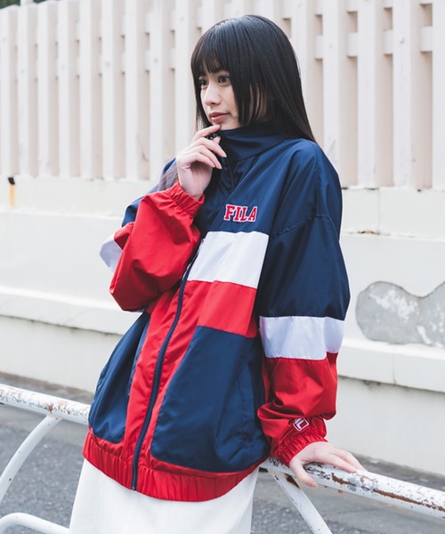 「FILA」 ブルゾン S ネイビー メンズ_画像4