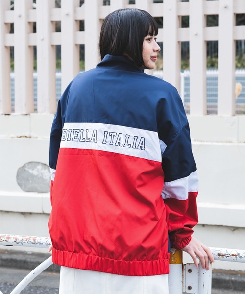 「FILA」 ブルゾン S ネイビー メンズ_画像5