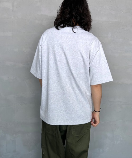 「GYMPHLEX」 半袖Tシャツ M グレイッシュベージュ レディース_画像8