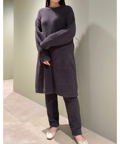 gelato pique（ジェラートピケ） ニットワンピース FREE グレー