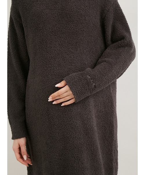 gelato pique（ジェラートピケ） ニットワンピース FREE グレー