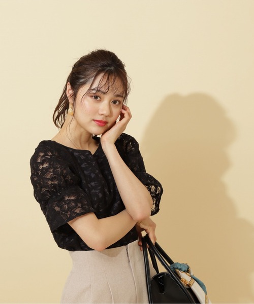 「PROPORTION BODY DRESSING」 半袖ブラウス SMALL ホワイト レディース_画像4