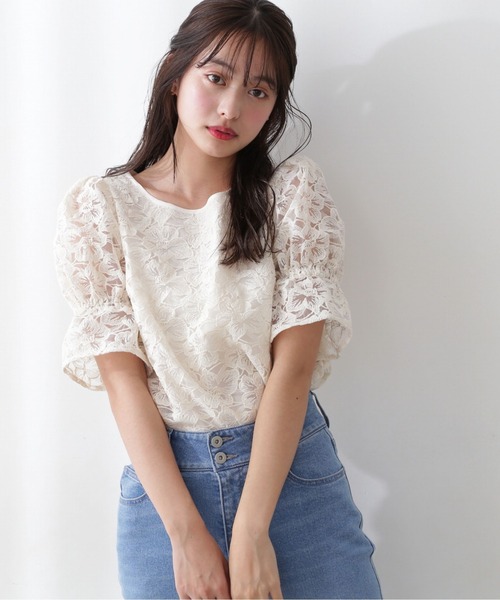 「PROPORTION BODY DRESSING」 半袖ブラウス SMALL ホワイト レディース_画像8
