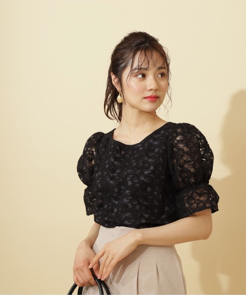 「PROPORTION BODY DRESSING」 半袖ブラウス SMALL ホワイト レディース_画像9