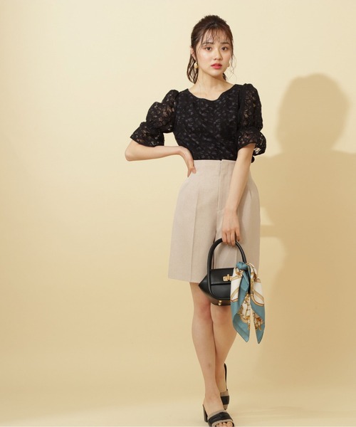 「PROPORTION BODY DRESSING」 半袖ブラウス SMALL ホワイト レディース_画像10