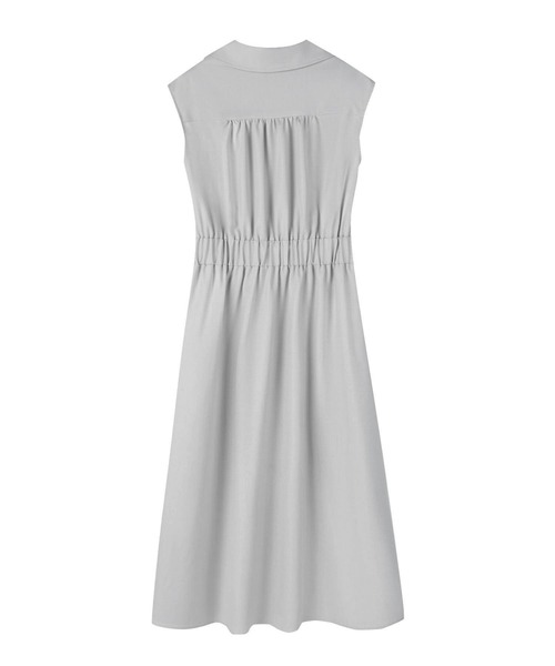 「SAISON DE PAPILLON」 ノースリーブワンピース S ベージュ レディース_画像3