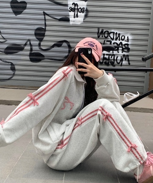 DIAVEL 「DIAVEL」 セットアップ M グレー レディース : ZOZOTOWN