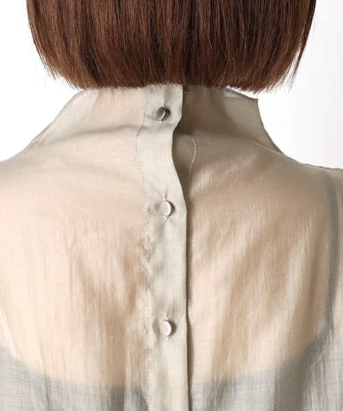 「TITE IN THE STORE」 「Cloche」長袖ブラウス 38 パープル レディース_画像8