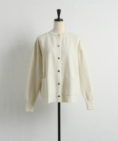 「&. NOSTALGIA」 ニットカーディガン FREE ブラック レディース_画像3