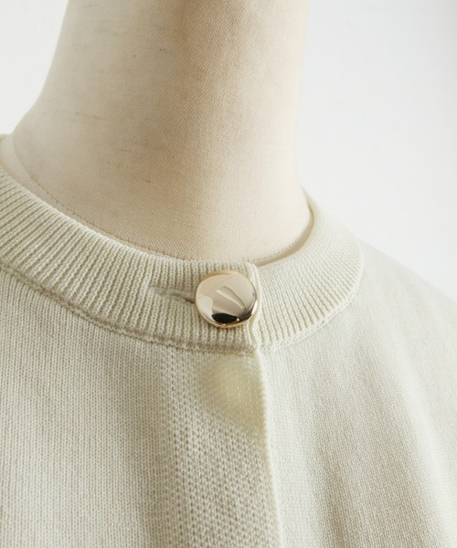 「&. NOSTALGIA」 ニットカーディガン FREE ブラック レディース_画像7