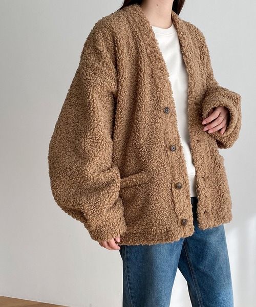 「CANAL JEAN」 ジャケット ONE SIZE ベージュ レディース_画像2