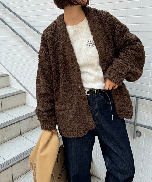「CANAL JEAN」 ジャケット ONE SIZE ベージュ レディース_画像6
