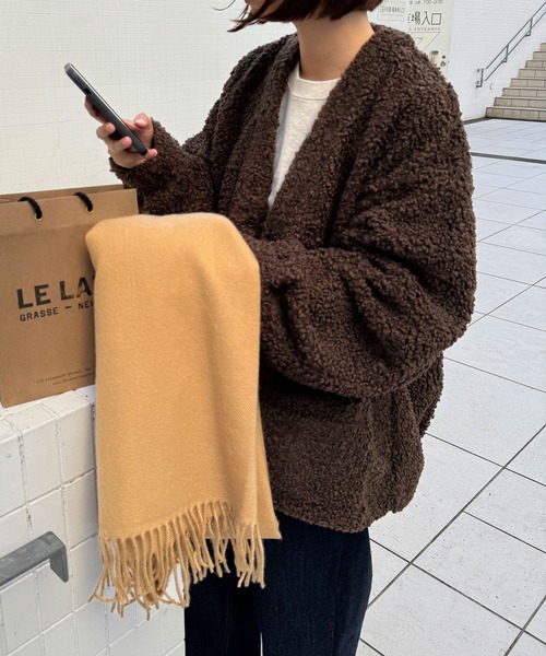 「CANAL JEAN」 ジャケット ONE SIZE ベージュ レディース_画像7