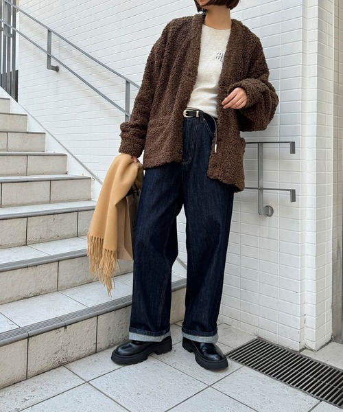 「CANAL JEAN」 ジャケット ONE SIZE ベージュ レディース_画像9