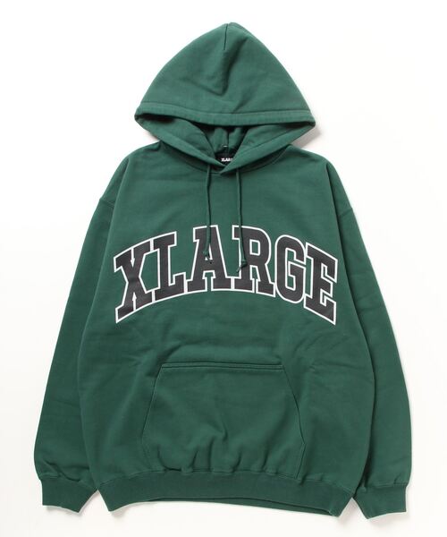 「XLARGE」 プルオーバーパーカー M グリーン メンズ_画像2