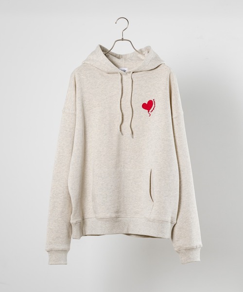 「kaoyorinakami」 プルオーバーパーカー X-LARGE ネイビー メンズ_画像2