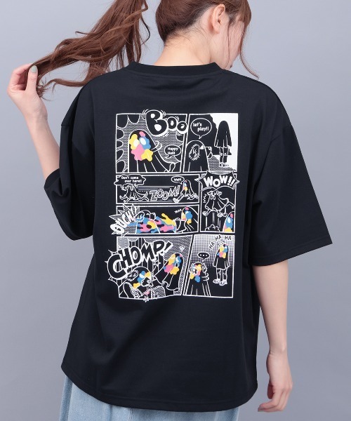 チチカカ（TITICACA） tシャツ ホーリーおばけコミックプリントT