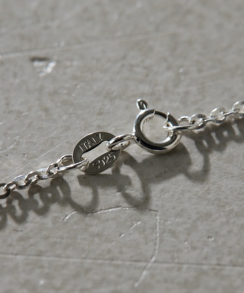 ネックレス Sivelle./Silver925オニキスフラワーネックレス レディースの画像