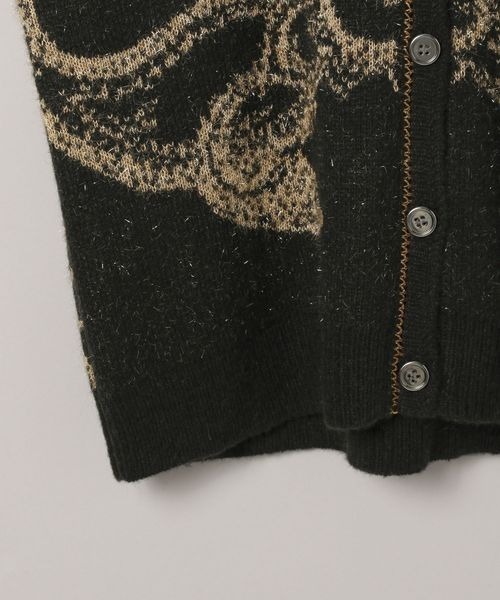 「JEANASIS」 ニットカーディガン FREE グレー系その他 レディース_画像6