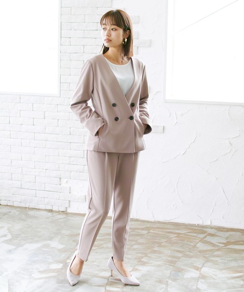 「Emilyan」 パンツスーツ X-SMALL ネイビー レディース_画像2