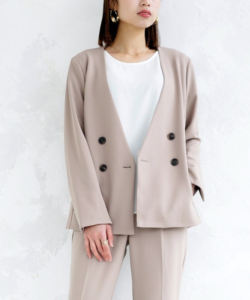 「Emilyan」 パンツスーツ X-SMALL ネイビー レディース_画像3