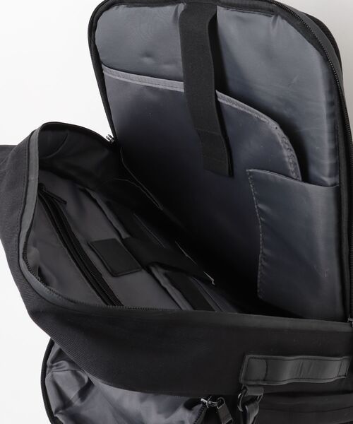 「ultima TOKYO」 ワンポイントリュック - ブラック メンズ_画像4