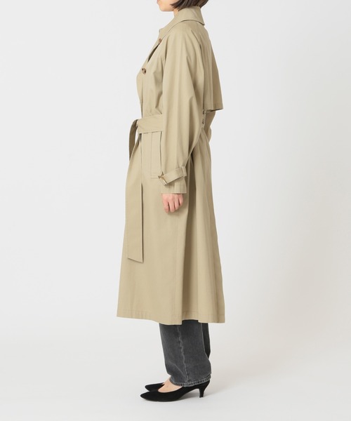 「JOURNAL STANDARD relume」 トレンチコート 38 ベージュ レディース_画像5