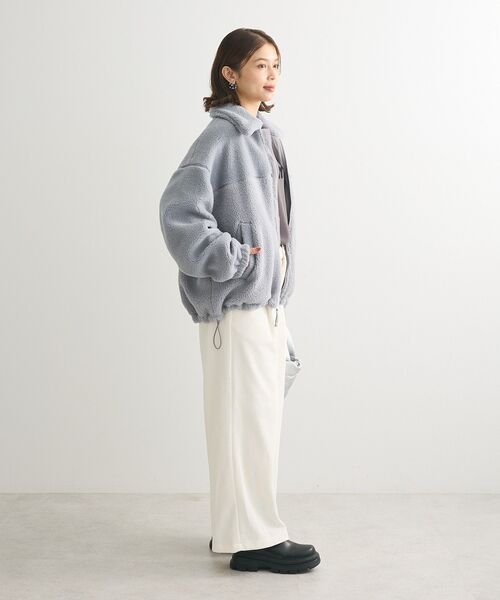 「Green Parks」 コーデュロイパンツ FREE チャコールグレー レディース_画像4