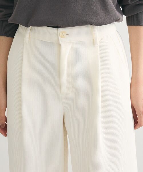 「Green Parks」 コーデュロイパンツ FREE チャコールグレー レディース_画像6