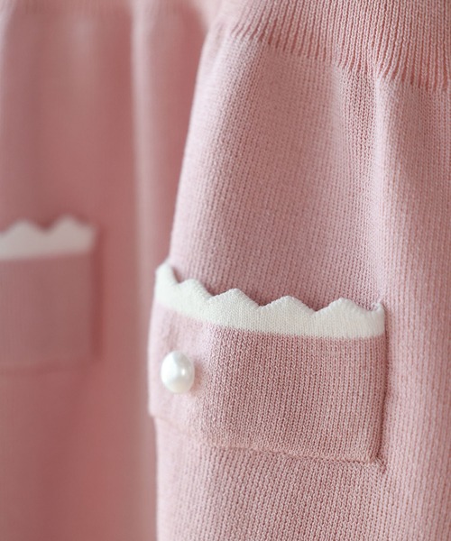 「SAISON DE PAPILLON」 ニットワンピース L ピンク レディース_画像7