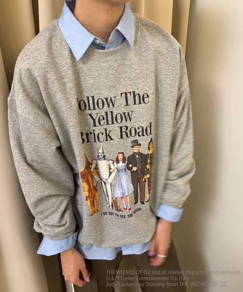 「SLOBE citron.」 スウェットカットソー FREE グレー レディース_画像3