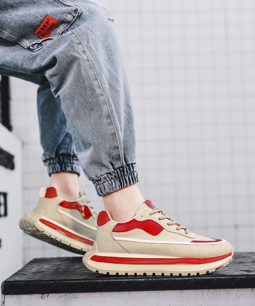 CALIFORNIA OUTFITTERS スニーカー 1D67-SZ 配色 ボリュームレイヤード