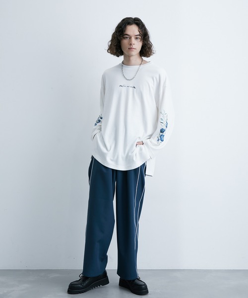 「JUNRED」 長袖Tシャツ S ブラック メンズ_画像7
