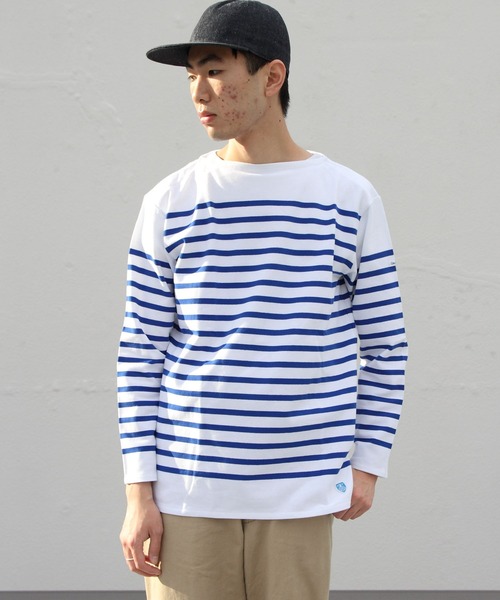 「ORCIVAL」 長袖Tシャツ 6 ダークネイビー メンズ_画像6