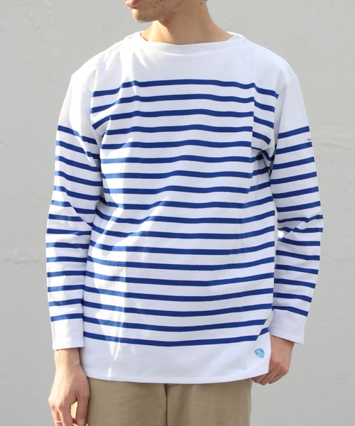 「ORCIVAL」 長袖Tシャツ 6 ダークネイビー メンズ_画像8