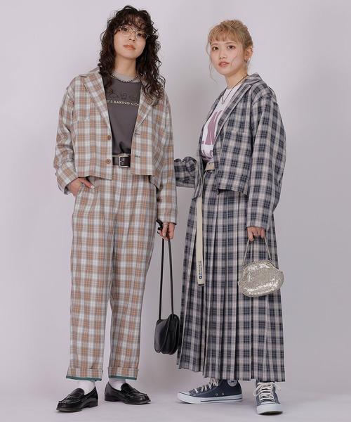 「DOUBLE NAME」 パンツ FREE ネイビー レディース_画像3