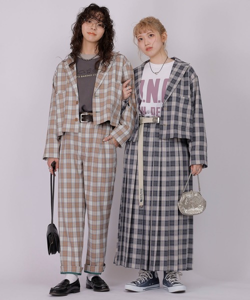「DOUBLE NAME」 パンツ FREE ネイビー レディース_画像5