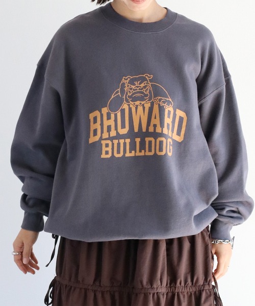 「SCREEN STARS」 スウェットカットソー「cepoコラボ」 L グレー レディース_画像7