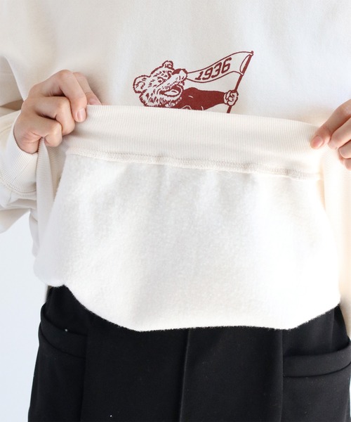 「SCREEN STARS」 スウェットカットソー「cepoコラボ」 L グレー レディース_画像9