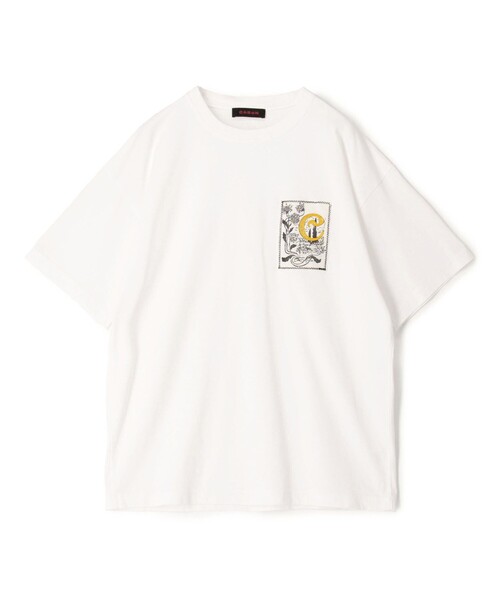 CABaN（キャバン） 半袖Tシャツ L ホワイト系その他 メンズ : ZOZOTOWN