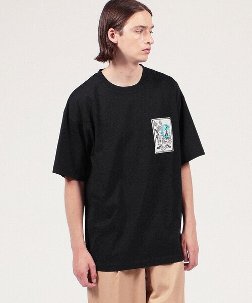 「CABaN」 半袖Tシャツ L ホワイト系その他 メンズ_画像3