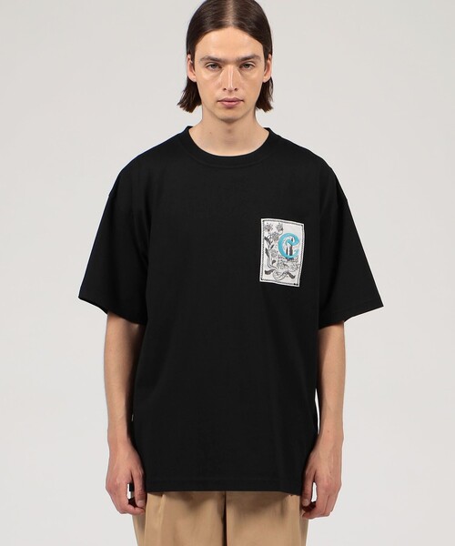 「CABaN」 半袖Tシャツ L ホワイト系その他 メンズ_画像4