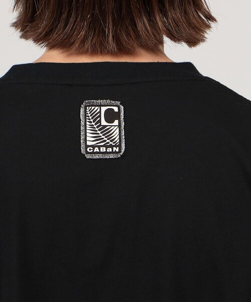 「CABaN」 半袖Tシャツ L ホワイト系その他 メンズ_画像8