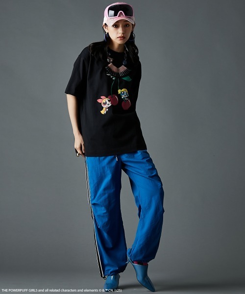 GEVS.（ジェイヴィス） 「パワーパフ ガールズ」半袖Tシャツ 5L オフ