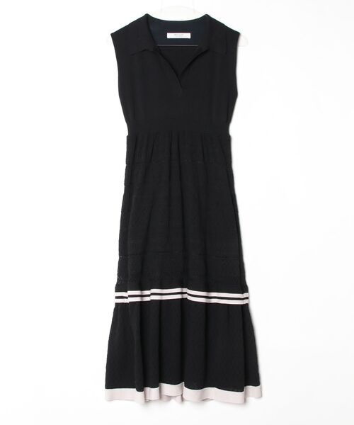 Her lip to ニットワンピース ネイビー Her lip to ニットワンピース S ネイビー レディース : ZOZOTOWN Yahoo