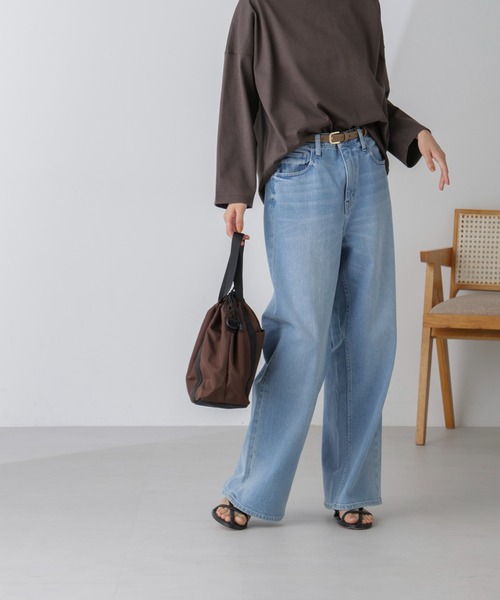 「Healthy denim」 デニムパンツ 24 ライトブルー レディース_画像3