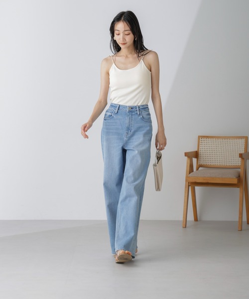 「Healthy denim」 デニムパンツ 24 ライトブルー レディース_画像7